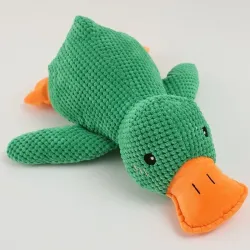Green Small Duck for Dogs - Fun and Interactive Toy