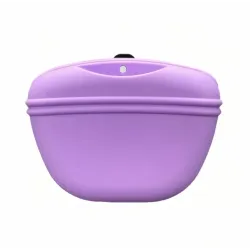 Silicone Dog Treat Pouch With Clip - Convenient Snack Storage