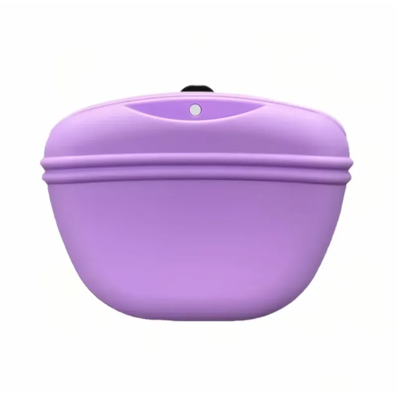 Silicone Dog Treat Pouch With Clip - Convenient Snack Storage