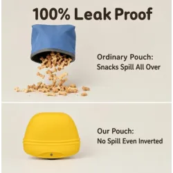 Silicone Dog Treat Pouch With Clip - Convenient Snack Storage
