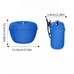 Silicone Dog Treat Pouch With Clip - Convenient Snack Storage