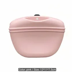 Silicone Dog Treat Pouch With Clip - Convenient Snack Storage