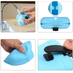 Silicone Dog Treat Pouch With Clip - Convenient Snack Storage