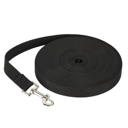 Durable and Long-Lasting Black Pet Leash | Customizable Lengths