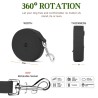 Durable Pet Leash - Your Happy Dog Long Lead in Black