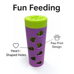 Interactive Dog Slow Feeder & Treat Dispenser