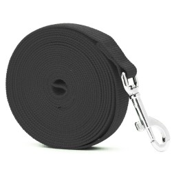 Durable and Long-Lasting Black Pet Leash | Customizable Lengths