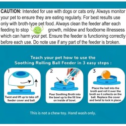 Dog Lick Feeder with Rolling Ball - Slow Feeder