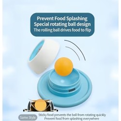 Dog Lick Feeder with Rolling Ball - Slow Feeder