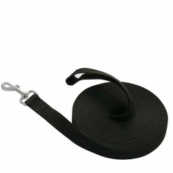 Durable Pet Leash - Your Happy Dog Long Lead in Black