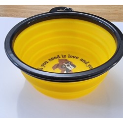 Collapsible Travel Pet Bowl for Boxers - Perfect for Food or Water