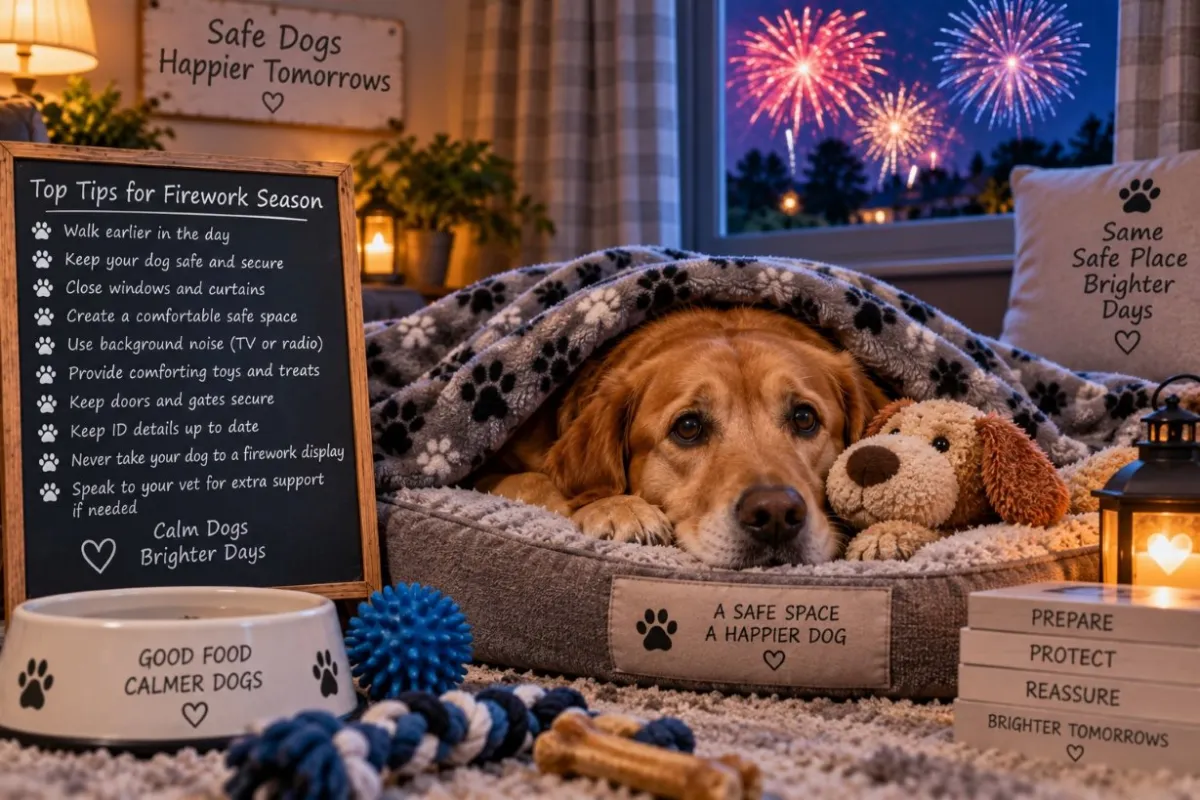 Keeping Dogs Safe and Secure On Bonfire Night