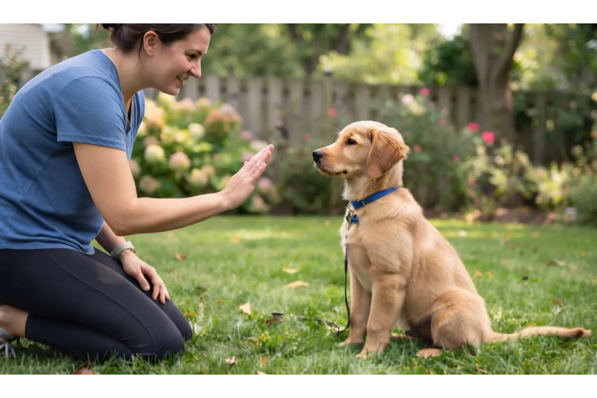 Basic dog training 