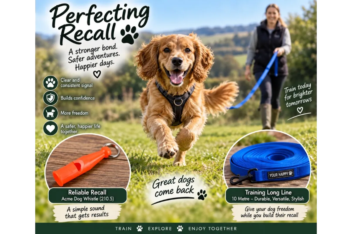 Perfecting Your Dog’s Recall: Using an ACME Whistle and Long Line for Reliable Results