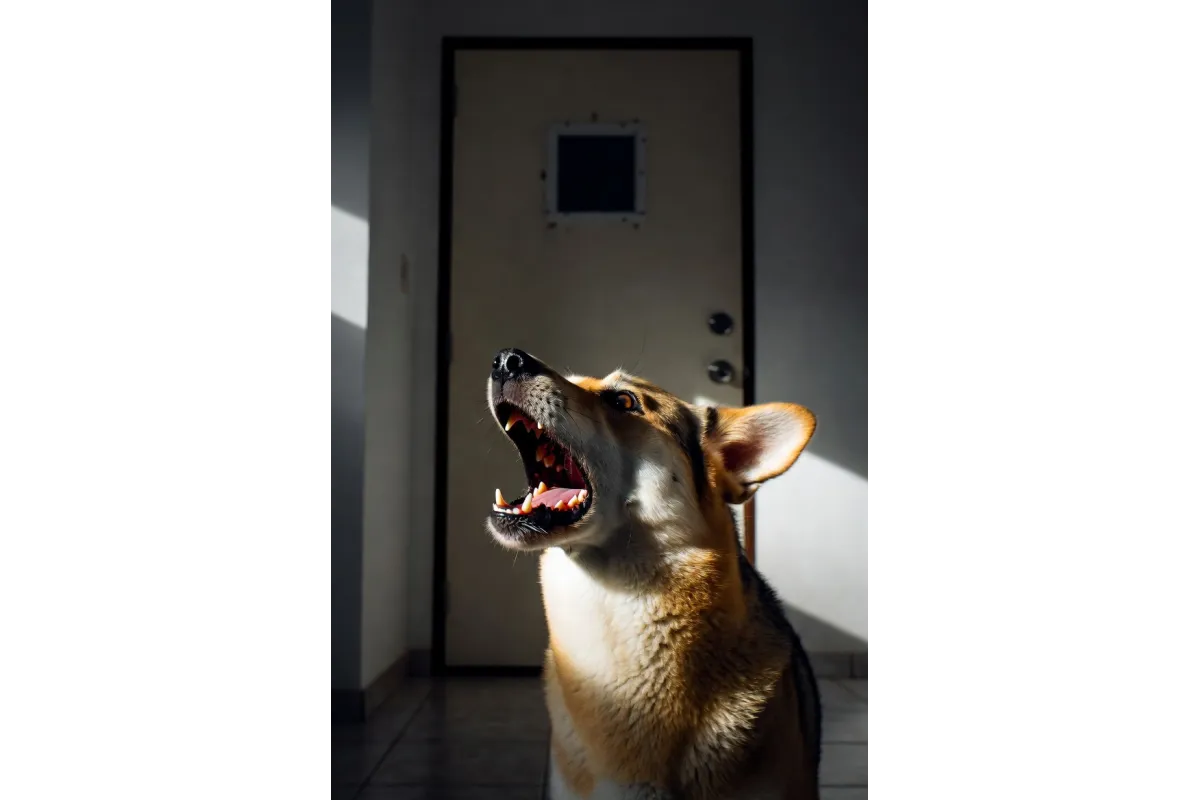 How to stop your dog barking at the door