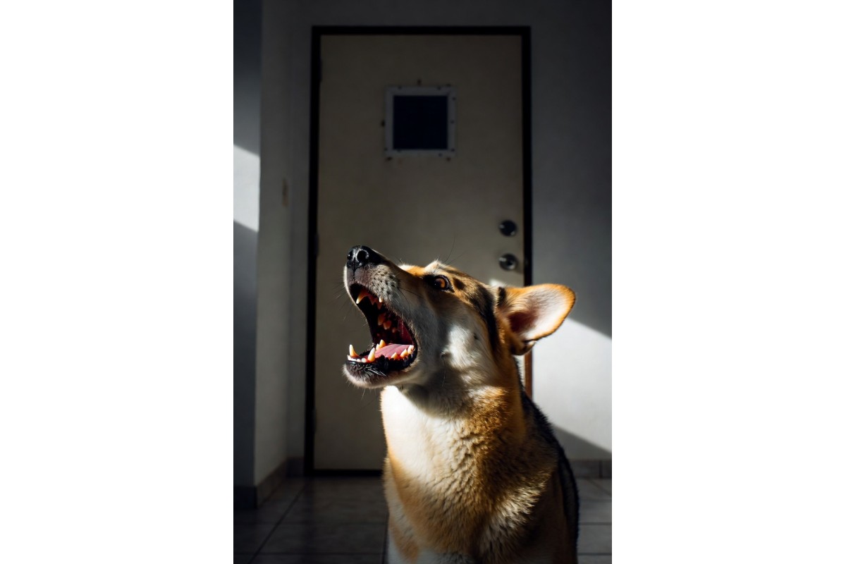 How to stop your dog barking at the door